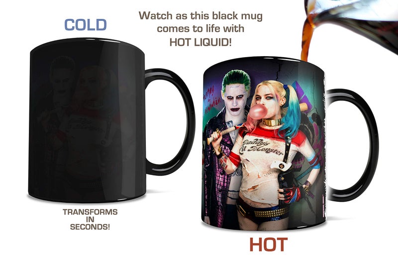Morphing Mugs Suicide Squad The Joker and Harley Quinn Heat Reveal Ceramic Coffee Mug - 11 Ounce - Image 3